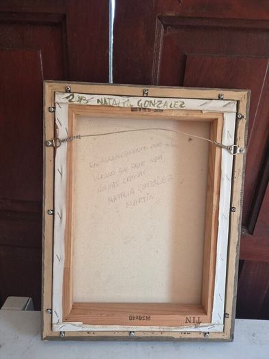 Original Natalia Gonzalez Martin Signed Portrait Painting