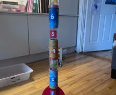 Rocket Air Stacker Toy