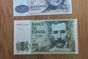 Pre Euro Spain Peseta Banknotes 1979 1980 series