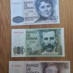 Pre Euro Spain Peseta Banknotes 1979 1980 series
