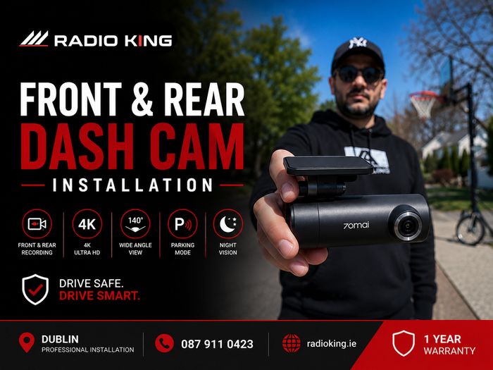 Front & Rear Dash Cam Installation Dublin | Professional Dash Cam Fitting