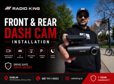 Front & Rear Dash Cam Installation Dublin | Professional Dash Cam Fitting