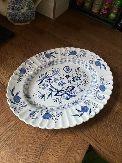 J & G Meakin Blue Nordic England Ironstone Platter