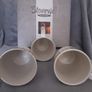 Ceramic Stonewall Pottery Glazed Mugs (3)/Approximately 3 x 5-Inches and Holds 16 Ounces/2 Cups  ..  FINAL PRICE DROP Image 3