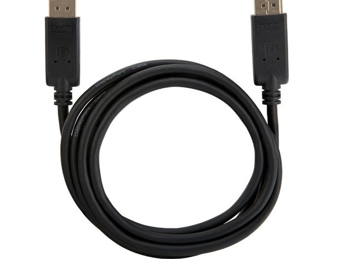 New 1.8m Full Male DisplayPort to Full Male Displayport Cable Plug to Plug #555