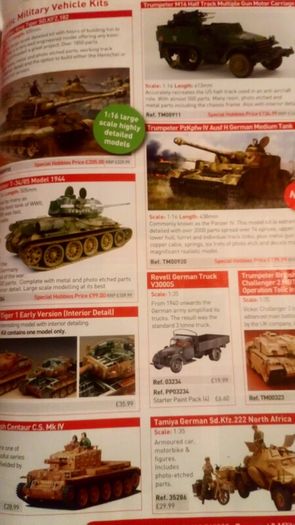 Hobbies Magazine Models 2016 catalogue