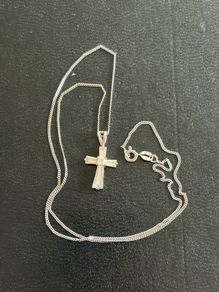 silver necklace