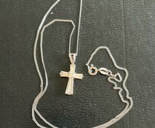 silver necklace