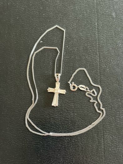 silver necklace