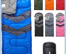 Sleeping Bags for Adults & Kids Sleeping Bag 3-4 Season - Ultralight Backpacking Sleeping Bag Cold Weather & Warm, Lightweight Compact, Single Adult Girls Boys Winter Sleep Camping Accessories
