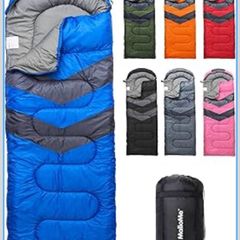 Sleeping Bags for Adults & Kids Sleeping Bag 3-4 Season - Ultralight Backpacking Sleeping Bag Cold Weather & Warm, Lightweight Compact, Single Adult Girls Boys Winter Sleep Camping Accessories