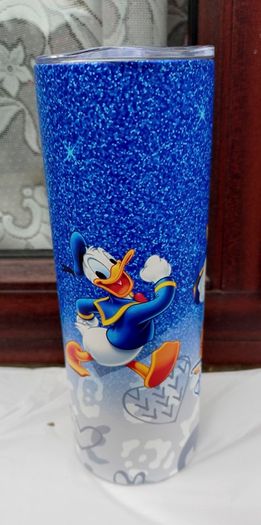 Fancy Donald Duck Drinks Flask/tumbler (brand New).