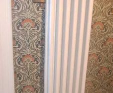 White Double Vertical Radiators (1500x290mm) x 2