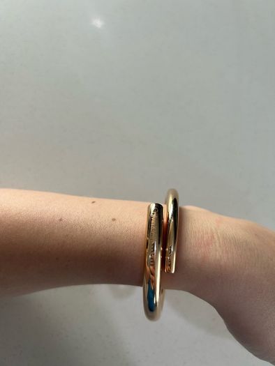 Calvin Klein rose gold bangle