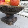 Wooden bowl carved for fruit, flowers Image 5
