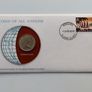 Error? coin Vintage Solomon Islands 1977 Coin Stamp cover BUNC Image 2