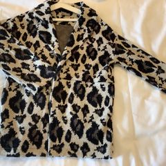 Stunning Girls cardicoat cardigan jacket animal leopard print 6 7 8 from Next