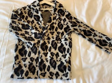 Stunning Girls cardicoat cardigan jacket animal leopard print 6 7 8 from Next