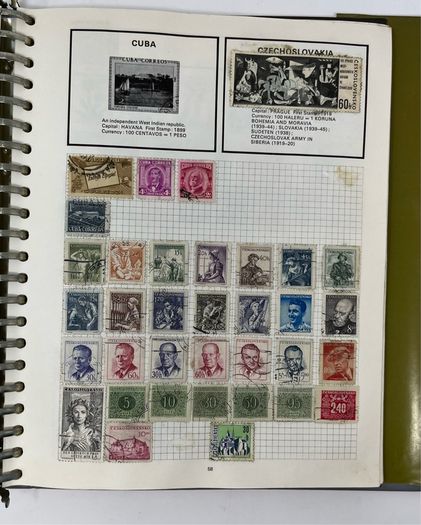 Collection: Used world collection In New World Stamp Album