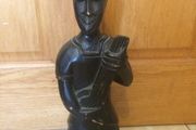 wooden statue tribal made in Ghana free postage