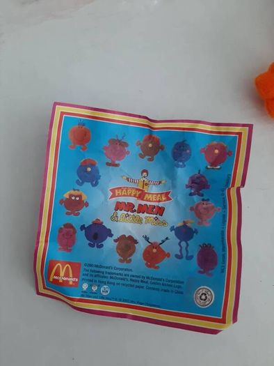 Mr Men reversible plush toys 2001