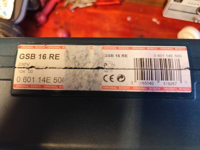 Bosch GSB 16 RE Professional 750W Impact\Hammer Drill