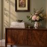 Vintage Framed Albert Williams Print "Vase of Roses" Floral Still Life. Image 2