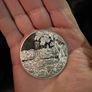 2.3oz Rare Medal Vatican Cendres Phocion Poussin 1648 1970' 2 OZ Silver Proof 925 Image 3