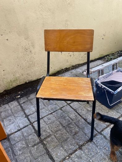 Wooden/metal chair
