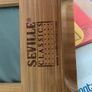 Seville Classics Bamboo Cutting Board with 7 Colour Coded Chopping Mats Image 10