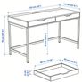 Ikea alex desk with drawers Image 6