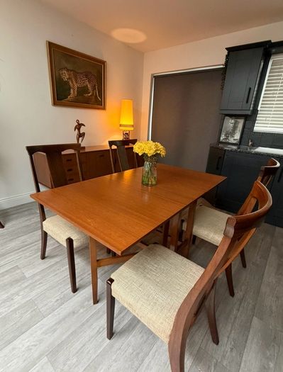 Mid Century Drop Leaf Dining Table