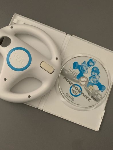 Mario Kart Nintendo Wii With Wheel