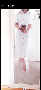 Zara White Dress - S