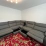Mila Large Corner Sofa with Console and Power Recliner - Grey Image 2