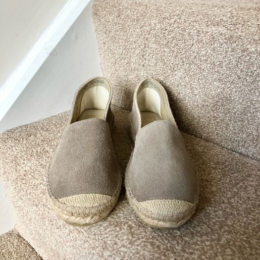Brand new Star Love made in Spain leather espadrilles