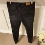 Boys Black Ripped Skinny Jeans Image 4
