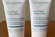 Clarins x 2 Cryo-Flash Cream-Mask 15ml