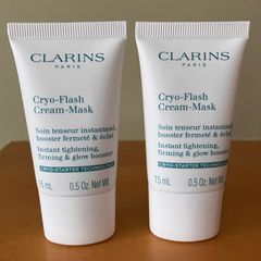 Clarins x 2 Cryo-Flash Cream-Mask 15ml