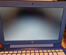 HP Stream, Blue, Windows 10, 32GB EMC, 2 Keys Missing, being sold for parts or repair