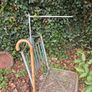 Bamboo horse measuring walking stick Image 3