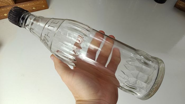 451 - Vintage R White Collectible Decorative Bottle