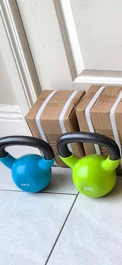 2xbrand cast iron kettlebells