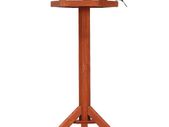 Bird Tables for the Garden,Wooden Bird Table with Asphalt Shingles,Bird Feeders Sturdy for Bird to Uses,Pigeon