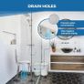 Bath Chair with Backrest for Shower Safety Image 5