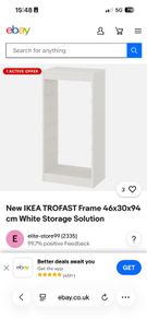 trofast ikea storage 2 units