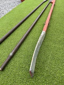 vintage boat's rudder