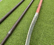 vintage boat's rudder
