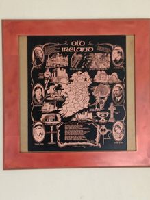 27x27" Ned Egan Copper Etching Old Ireland