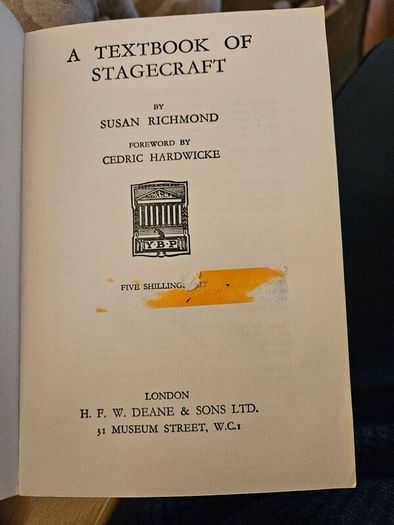 A Textbook Of Stagecraft. Vintage Paperback In Good Condition.  See Photos For Same.